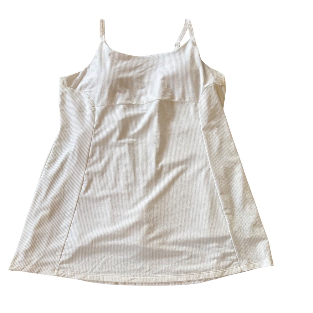NWT Avia Knit Texture Athletic Dress XL White Tennis Pickleball Sports Workout